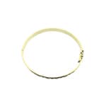 Gouden slavenarmband met gravures, Sieraden, Tassen en Uiterlijk, Armbanden, Ophalen of Verzenden, Gebruikt, Overige kleuren, Goud