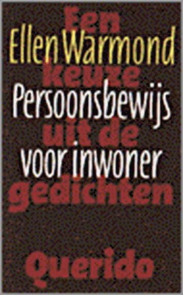 Persoonsbewijs voor inwoner | 9789021487670 | Warmond, E., Zo goed als nieuw, Warmond, E.