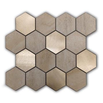 Zelfklevend Hexagon XL Cashmere, Nieuw