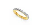 Eeuwigheidsring - 14 karaat Geel goud - 2.42ct. tw. Diamant