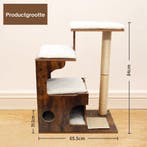 2dekans | Livista® Kattenhuis - Kattentoren met Pluche, Dieren en Toebehoren, Katten-accessoires, Ophalen of Verzenden, Gebruikt