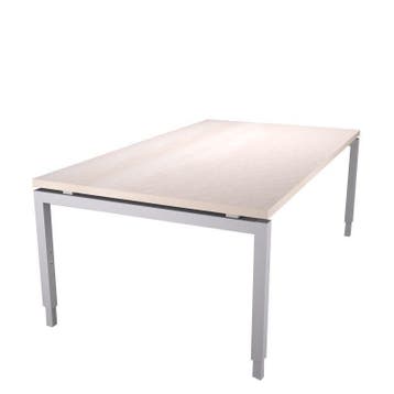 Recht N-poot bureau, 140 x 80 cm, Overige plaatsen, Ophalen of Verzenden, Nieuw in verpakking, Bureau