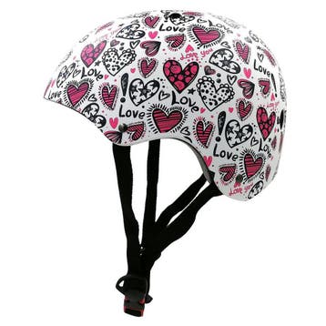 Kiddimoto Kinder Fietshelm Love Medium ( 53-58 cm), Verzenden, Nieuw