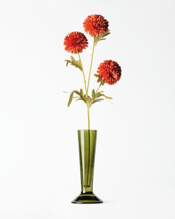 HEMA Vaas 8x20cm Zwier glas groen, Verzenden, Nieuw, Groen