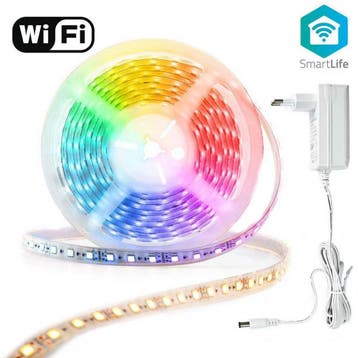 5 meter WIFI Slimme ledstrip - Kleur en Warm tot Koud wit, Ophalen of Verzenden, Nieuw
