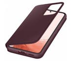 Smart Clear View cover Samsung S22+ EF-ZS906CEE rood/bruin, Verzenden, Nieuw