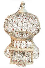 Vogelkooi - IJzer - decoratief ornament
