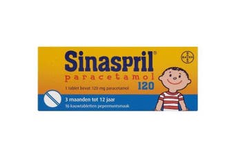 Sinaspril 120 mg - 16 tabletten, Verzenden, Nieuw