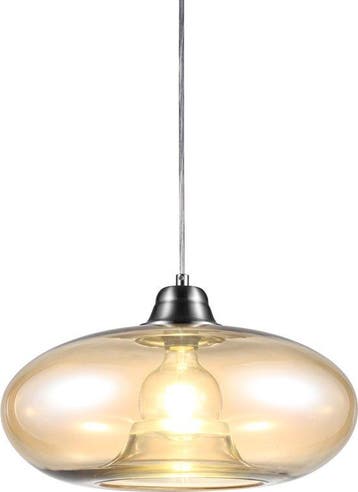 2dekans | Globo - hanglamp - LILLE - amberkleurig - glas - Ø, Ophalen of Verzenden, Zo goed als nieuw