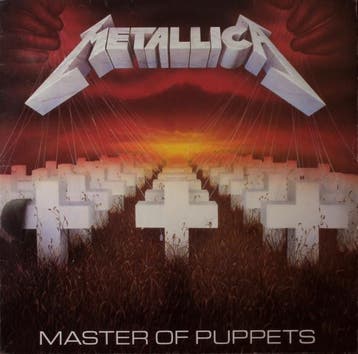 LP gebruikt - Metallica - Master Of Puppets (UK, 1986), Verzenden, Zo goed als nieuw, Overige formaten