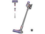 Dyson V8 Cyclone - Steel stofzuiger - 60 min gebruikstijd -, Verzenden, Zo goed als nieuw