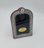 ARTIN - Fotolijst - 925 sterlingzilver, stof, glas,, Antiek en Kunst, Curiosa en Brocante