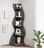 Moderne 5-Laags Hoek Boekenkast – Design Hoekkast Hout, Huis en Inrichting, Verzenden, Nieuw