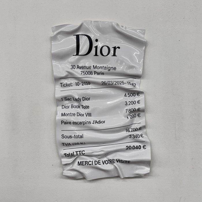 Soyz Bank (1988) - Dior Ticket, Antiek en Kunst, Kunst | Designobjecten