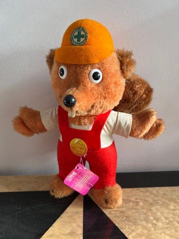 Steiff - Speelgoed Verkeerseekhoorn ‘Hoerni’ - 1970-1980 -