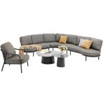 Serenno organische loungeset 6 delig antraciet aluminium, Ophalen of Verzenden, Nieuw, Aluminium