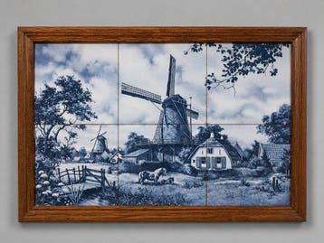 Wanddecoratie - Nederland - Tegelpaneel, Antiek en Kunst