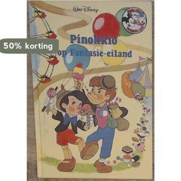 Pinokkio op Fantasie-eiland / Disney Boekenclub / 70 -, Verzenden, Gelezen, Disney
