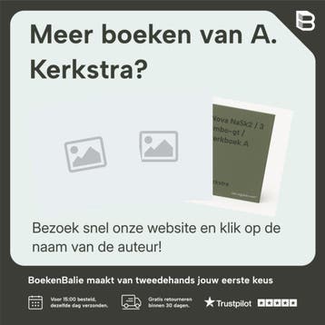 NOVA NASK 1 VMBO-GT Werkboek deel 3B 9789034587565, Verzenden, Zo goed als nieuw, A. Kerkstra