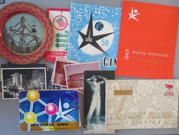 Themacollectie - lot EXPO 58 wereldtentoonstelling Brussel, Antiek en Kunst