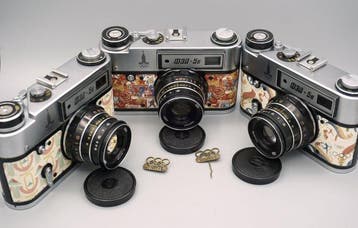 FED 3x 5B + Industar-61 2,8/53mm | Analoge camera, Nieuw