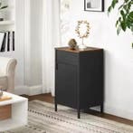 Industriële Kast – Metalen Opbergkast met Houten Deur, Verzenden, Nieuw in verpakking