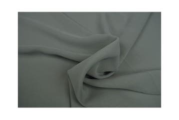 15 meter chiffon stof - Zilvergrijs, 120 cm of meer, Ophalen of Verzenden, Polyester, Grijs