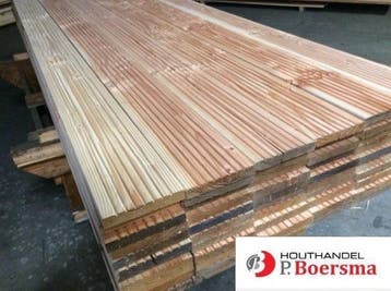 Douglas vlonderplanken 25x165 voor € 1,50 m1., 25 tot 50 mm, Nieuw, Plank, 300 cm of meer