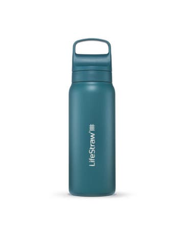 LifeStraw waterfilterfles Go 2.0 Laguna Teal RVS geïsolee.., Verzenden, Nieuw