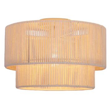 Japandi plafondlamp beige, Selena, Ophalen of Verzenden, Nieuw, Metaal