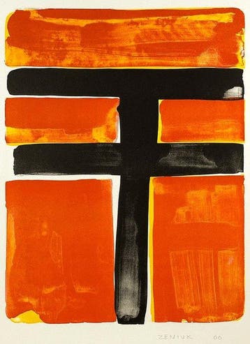 Jerry Zeniuk (1945) - 298 A5 Untitled Group V, Antiek en Kunst