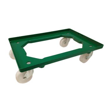 Kunststof dolly groen 615x415x165 mm, kunststof witte, Ophalen of Verzenden