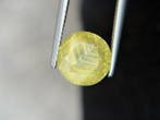 1 pcs Geel, Groen Saffier - 7.15 ct - nternational Colored, Nieuw