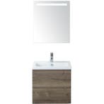 Vogue Badmeubelset 60 cm - Greeplijst in Kleur - Tabacco -, Ophalen of Verzenden, Nieuw