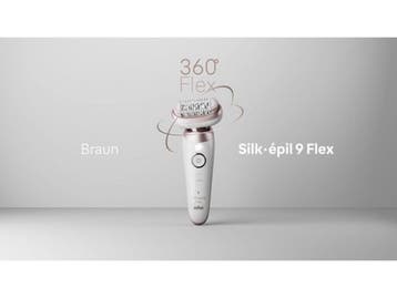 Braun Silk·épil 9 SkinSpa 9-080 - Wet & Dry Epilator -, Verzenden, Zo goed als nieuw