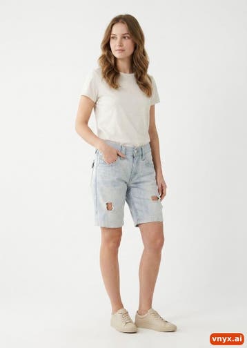 True Religion Korte broeken Dames maat W31 Lichtblauw, Ophalen of Verzenden, Nieuw