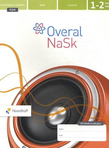 9789001740467 Overal NaSk 1-2 FLEX havo/vwo leeropdrachte..., Boeken, Verzenden, Zo goed als nieuw