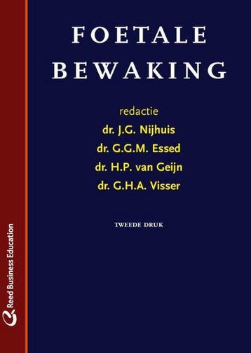 9789035230156 Foetale bewaking | Tweedehands, Verzenden, Zo goed als nieuw, Onbekend