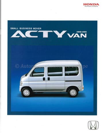 2004 HONDA ACTY VAN BROCHURE JAPANS, Nieuw, Honda, Author