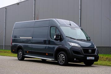 Fiat Ducato 35H 2.2 MultiJet L4H2, Stof, Gebruikt, Zilver of Grijs, Lease