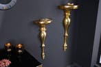 Barokke wandconsole SCALA 60cm goud metalen wandplank, Ophalen of Verzenden, Nieuw
