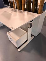 Palmberg Crew gasveer zit-sta bureau showroommodel 180x80, Vergader- of Presentatieruimte, Ophalen of Verzenden, Gebruikt, Bureau