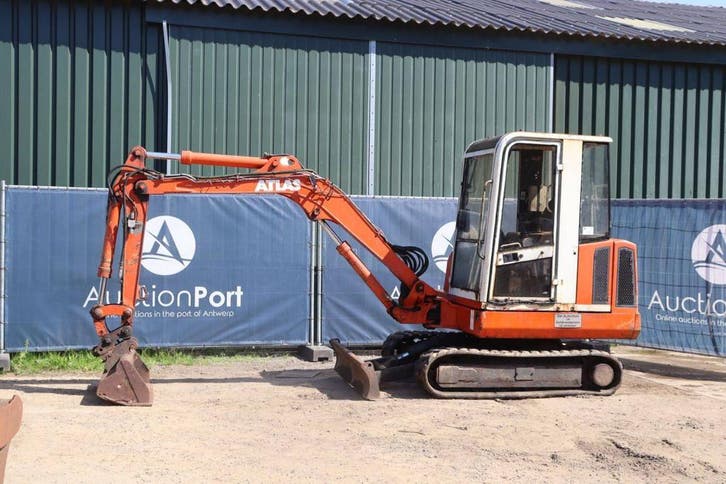 Veiling: Rupsgraafmachine Atlas R804 Diesel 1993, Zakelijke goederen, Machines en Bouw | Kranen en Graafmachines, Graafmachine