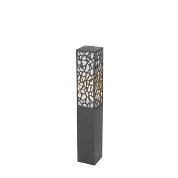 Modern buiten paaltje zwart 60 cm IP44 - Nicole, Verzenden, Nieuw, Aluminium