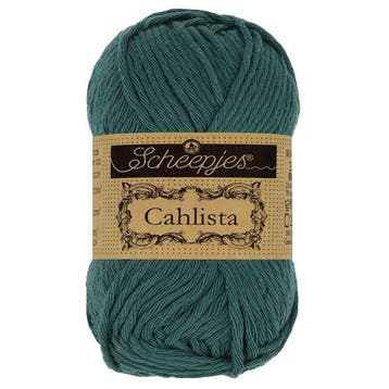 Scheepjes Cahlista - 244 spruce - Katoen Garen, Ophalen of Verzenden, Nieuw