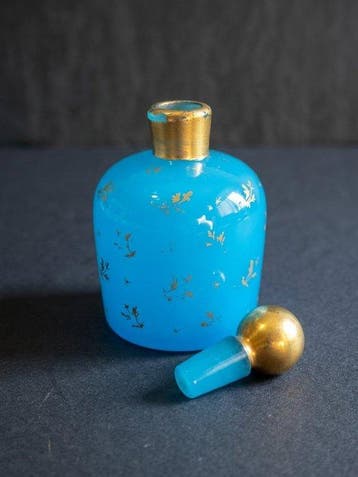 Parfumfles - 24 kt goud - Ondoorzichtig glas