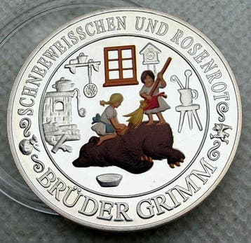 Duitsland. Schneeweisschen Und Rosenrot , plata, edicion