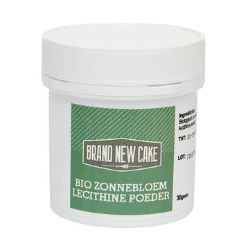 BrandNewCake Zonnebloem Lecithine Poeder Biologisch 30g, Hobby en Vrije tijd, Verzenden, Nieuw