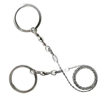Sleutelhanger met staalkabel - Mini survival handzaagje, Ophalen of Verzenden, Nieuw