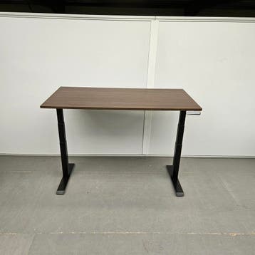 Deluxe elektrisch zit-sta bureau | kleur blad cacao bruin -, Huis en Inrichting, Ophalen of Verzenden, Nieuw